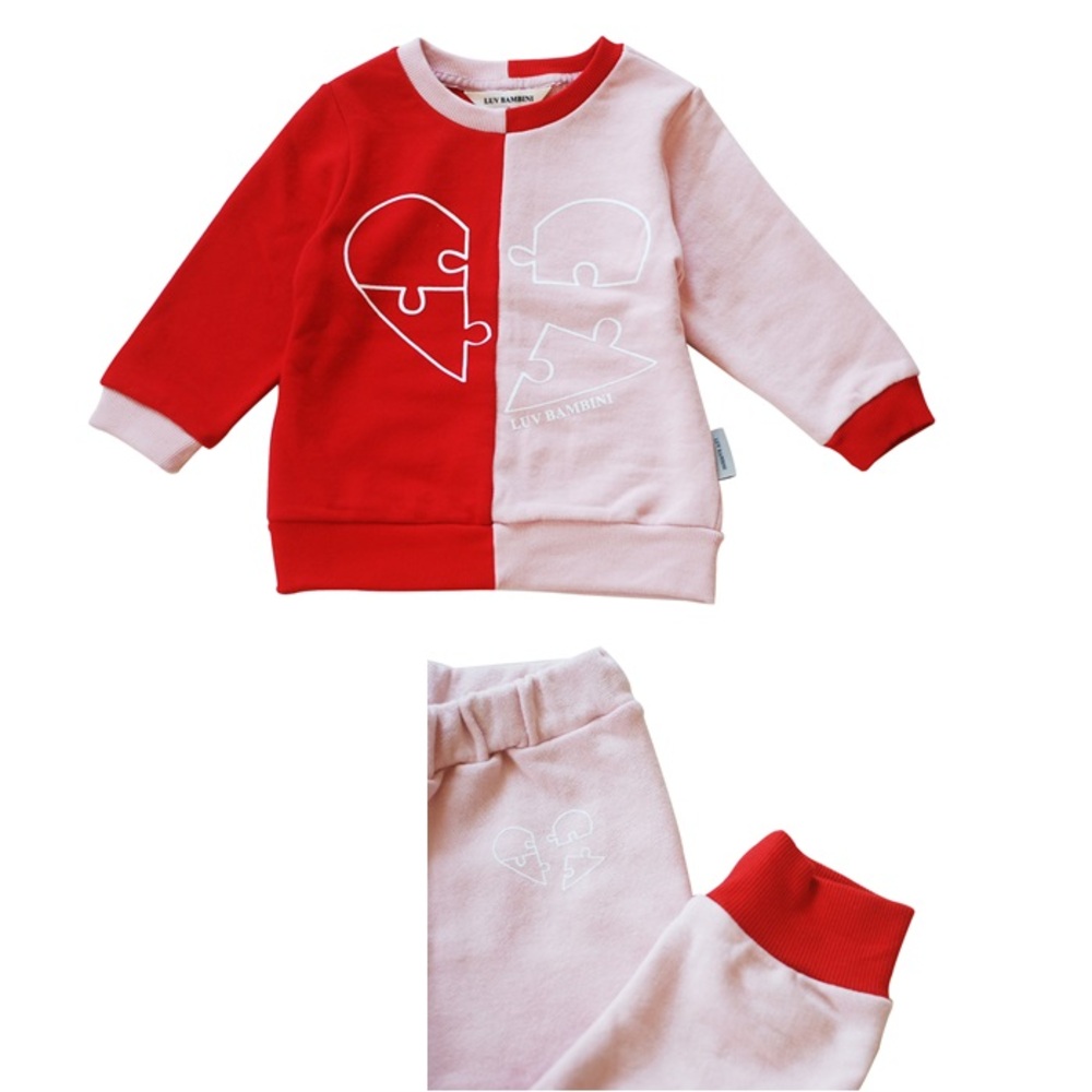 HEART PUZZLE MTM SET RED